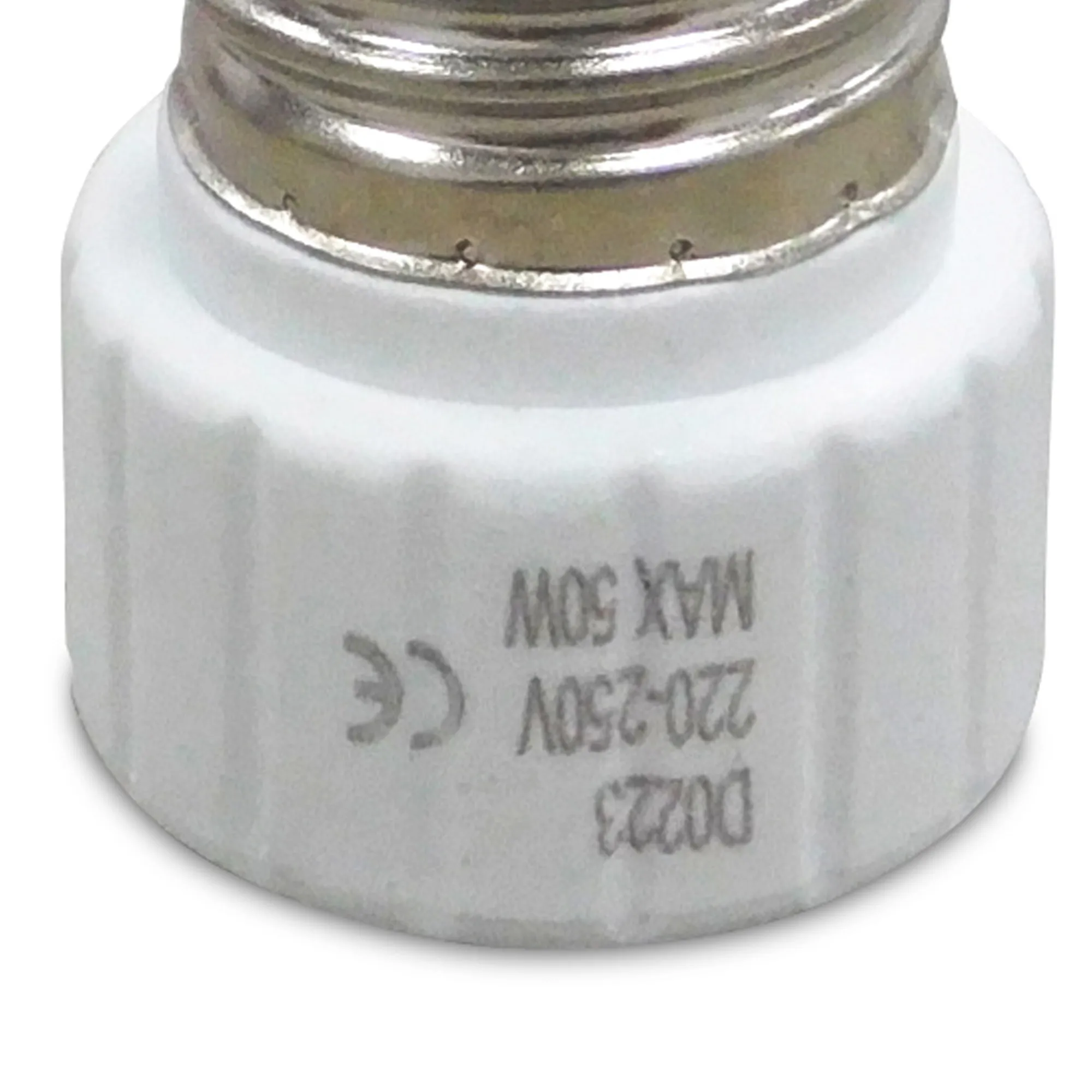 Elements E27 to GU10 Lamp Socket Converter White D0223  Deco Elements